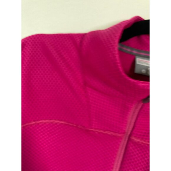 Salomon Pink Womens 1/4 Zip Long Sleeve Top Size Large Magenta Outdoor Mockneck - Picture 13 of 16
